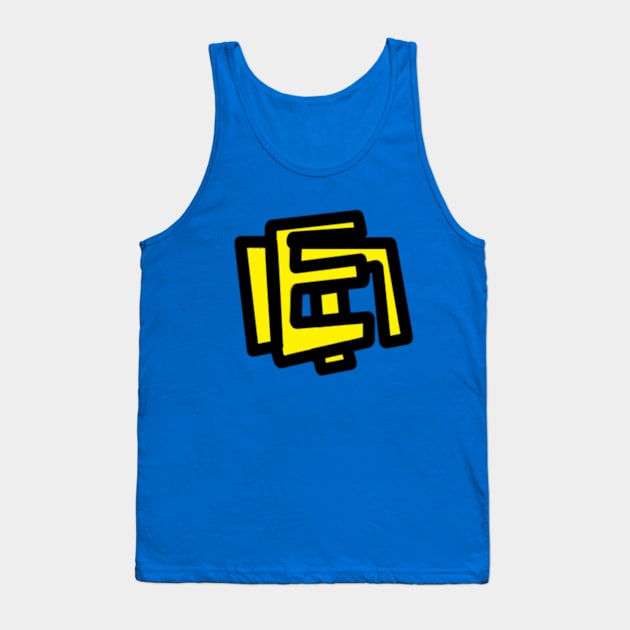 Em's Superhero Logo Tank Top by jimmygatti